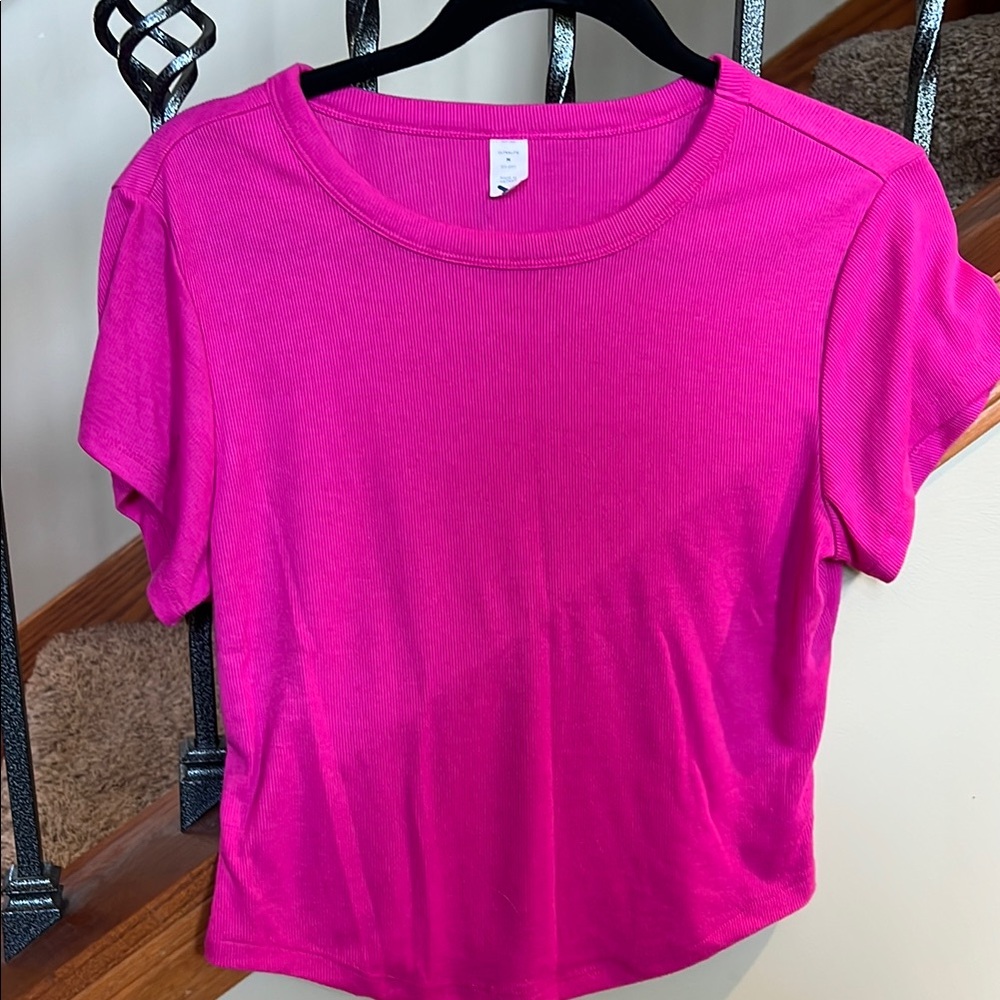 Old Navy Pink Crop T-Shirt